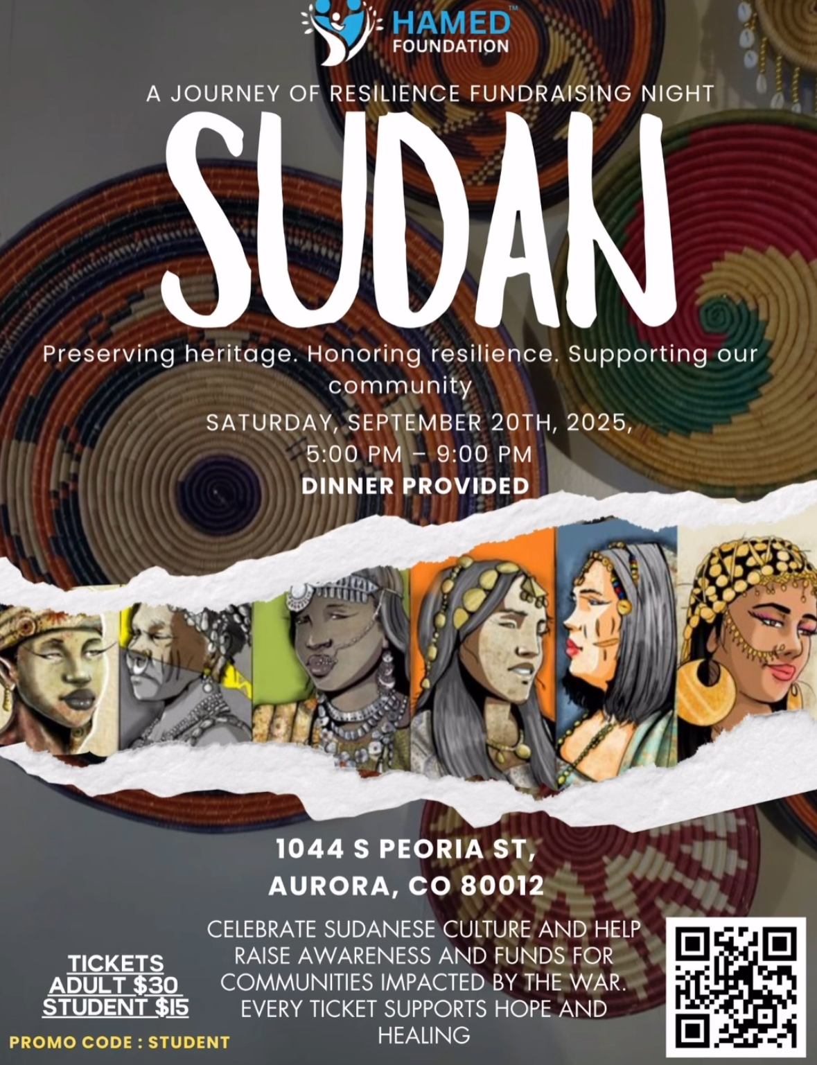 Sudan: A Journey of Resilience event flyer